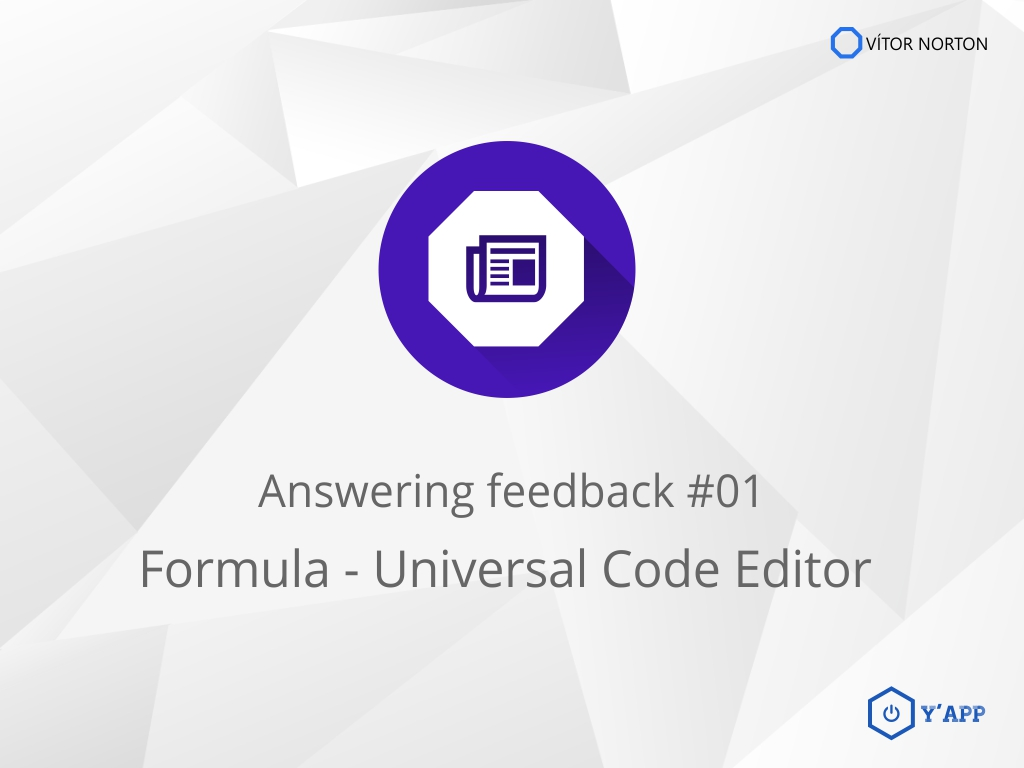 Respondendo feedbacks #01: Formula v2.0.144